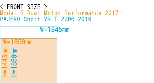 #Model 3 Dual Motor Performance 2017- + PAJERO Short VR-I 2006-2019
